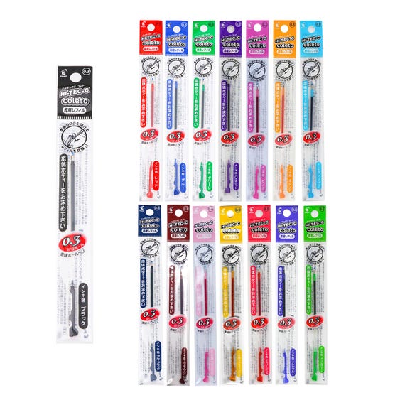 Pilot HI-TEC-C Coleto 0.3mm Pen Refill, LHKRF-10C3, Made in Japan
