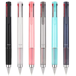 Pilot Juice Up 4 ultrafijne 4-kleuren balpen van 0,4 mm, synergiepunt, geschikt voor schrijven en tekenen, LKJP-60S4