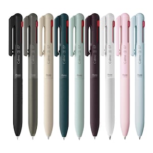 Limited Version, Pentel Calme 0.7mm 3-Colour Silent Ballpoint Pen,  Smoothing Writing fit for Office and School Use, Made in Japan