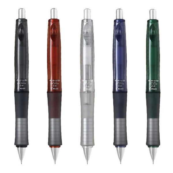 Clear Edition - Pilot Dr.Grip CL Play Balance 0.5mm Shaker Mechanical Pencil, Made in Japan