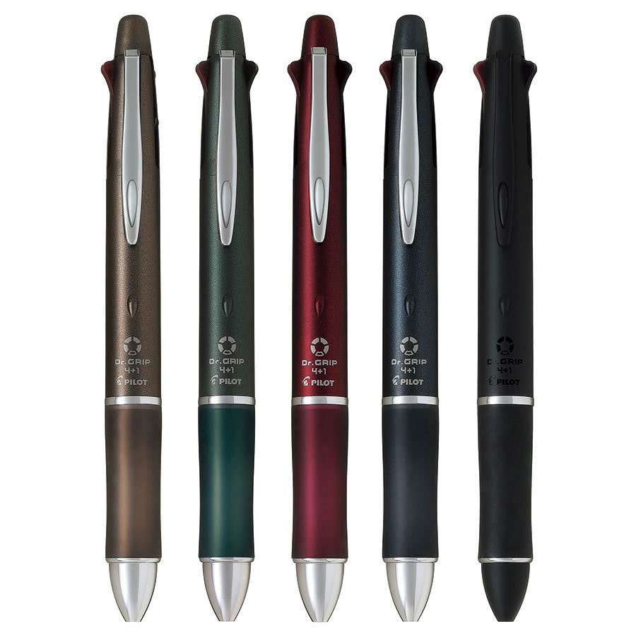 Pilot Dr.grip 4+1 Multifunctional Pen (4-colour 0.5mm Ballpoint
