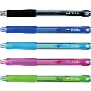 Uni Shalaku 0.5mm Mechanical Pencil, Clear Barrel Version, M5-100