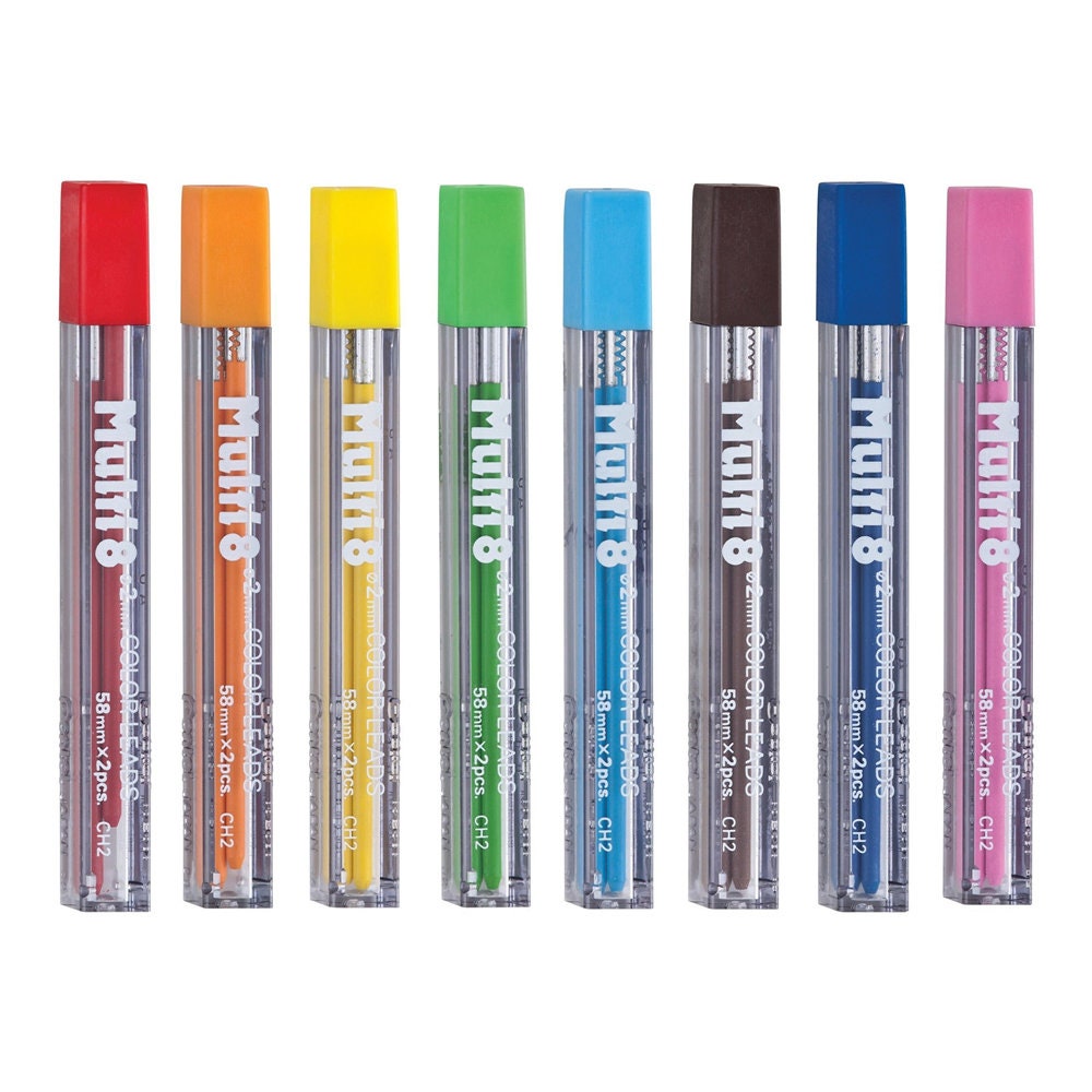 Pentel CH2 Multi 8 2.0mm Colour Pencil Refill (2 leads per tube) - Red