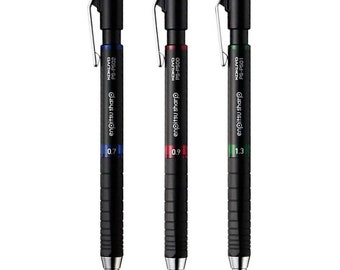 Rotring 600 Mechanical Pencil 0.5mm Black / Silver / Red / Blue