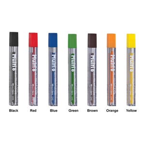 Pentel Multi 8 Ricarica Mine 2 Mm, Colore Arancione (CH2 F), Per Matita A 8 Colori, Confezione Da 2 Tubi - 4