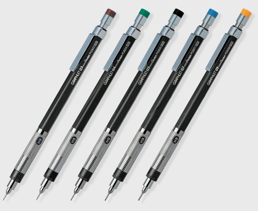 Pentel GRAPHLET Mechanical Drafting Pencil, Choose From 0.3 Pentel GRAPHLET Mechanical Drafting Pencil, Choose From 0.3
