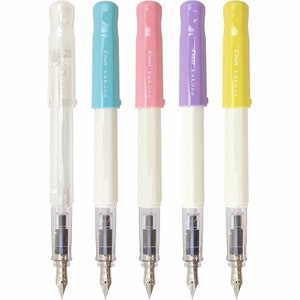 Pilot Kakuno FKA-1SR-vulpen (extra fijne punt), Smile Face-punt, inbegrepen bij ÉÉN inktcartridge