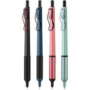 Nouvelle version au design élégant, Stylo à bille Uni JETSTREAM EDGE 0,38 mm à base d'huile à encre noire, SXN-1003-38, Fabriqué au Japon
