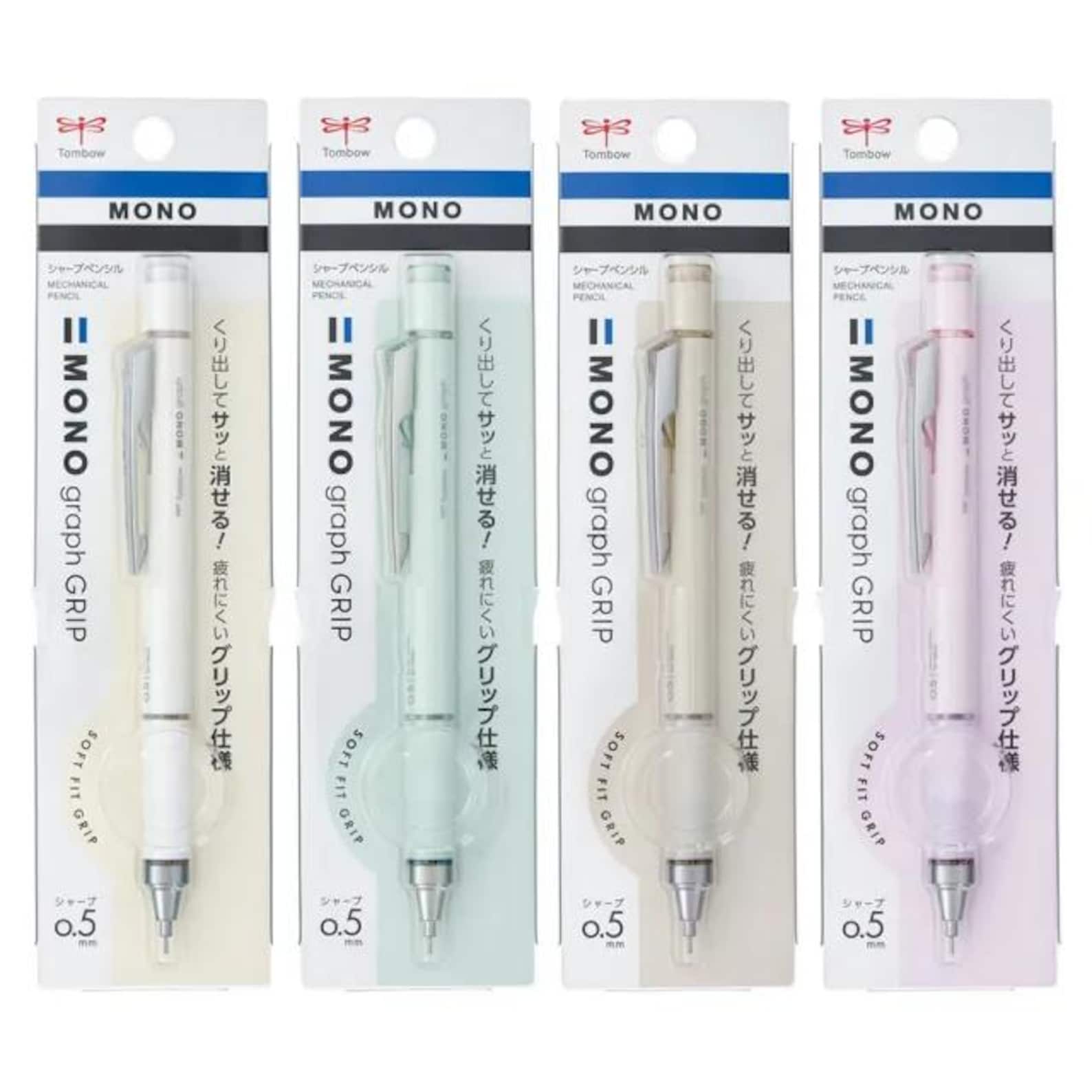 Graphgrip NEW Japanese Grayish Version - Tombow MONO Graph Grip 0.5mm Mechanical ...