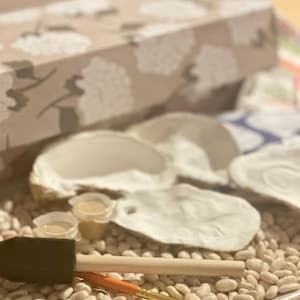 DIY Oyster Shell Decoupage Kit  Coastal Craft Gift, Girls Night In Activity, Home Decor DIY, Fun Shell Art Project for Adults & Teens