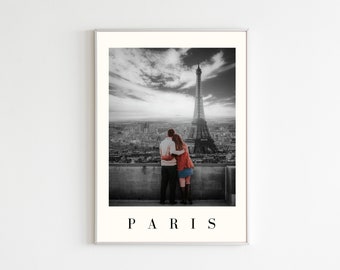 Black and White travel wall art,Paris Poster,Paris wall art print,Digital city wall art poster,Travel City Poster,Travel Wall Art,