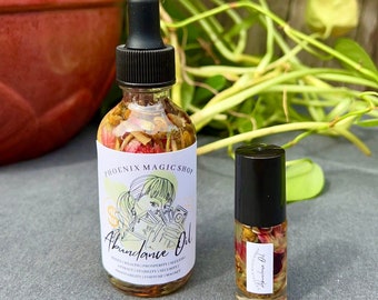 Abundance Oil | Money Conjure Oil | Business Success Witchcraft Oil | Prosperity Spell Oil | Manifesting Oil