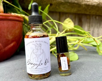 Gargoyle Oil | Protection Conjure Oil | Guardian Shield Witchcraft Oil | Ward Off Evil Spell Oil