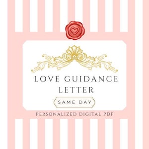 SAME DAY Personalized Love Symbolic Insight Letter (30 Card Spread) – Custom Written Digital PDF