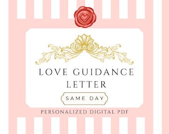 SAME DAY Personalized Love Symbolic Insight Letter (30 Card Spread) – Custom Written Digital PDF