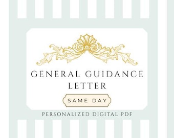 SAME DAY Personalized Symbolic Insight Letter – 30+ Card Spread for Love, Career, Money & Life Path (Digital PDF)