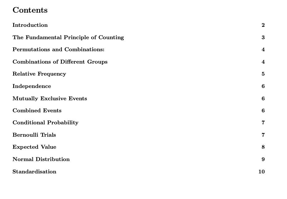 Probability - Leaving Cert Higher Level Maths Notes - Etsy
