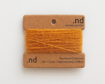 Reclaimed Cashmere Yarn | Amber