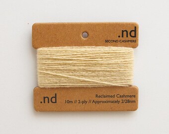 Reclaimed Cashmere Yarn | Butter