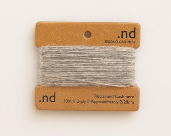 Reclaimed Cashmere Yarn | Dappled Grey
