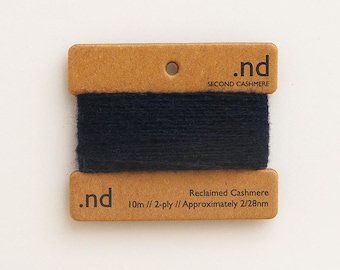 Reclaimed Cashmere Yarn | Navy Blue