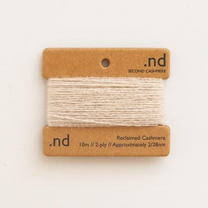 Reclaimed Cashmere Yarn | Ecru