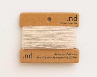 Reclaimed Cashmere Yarn | Ecru