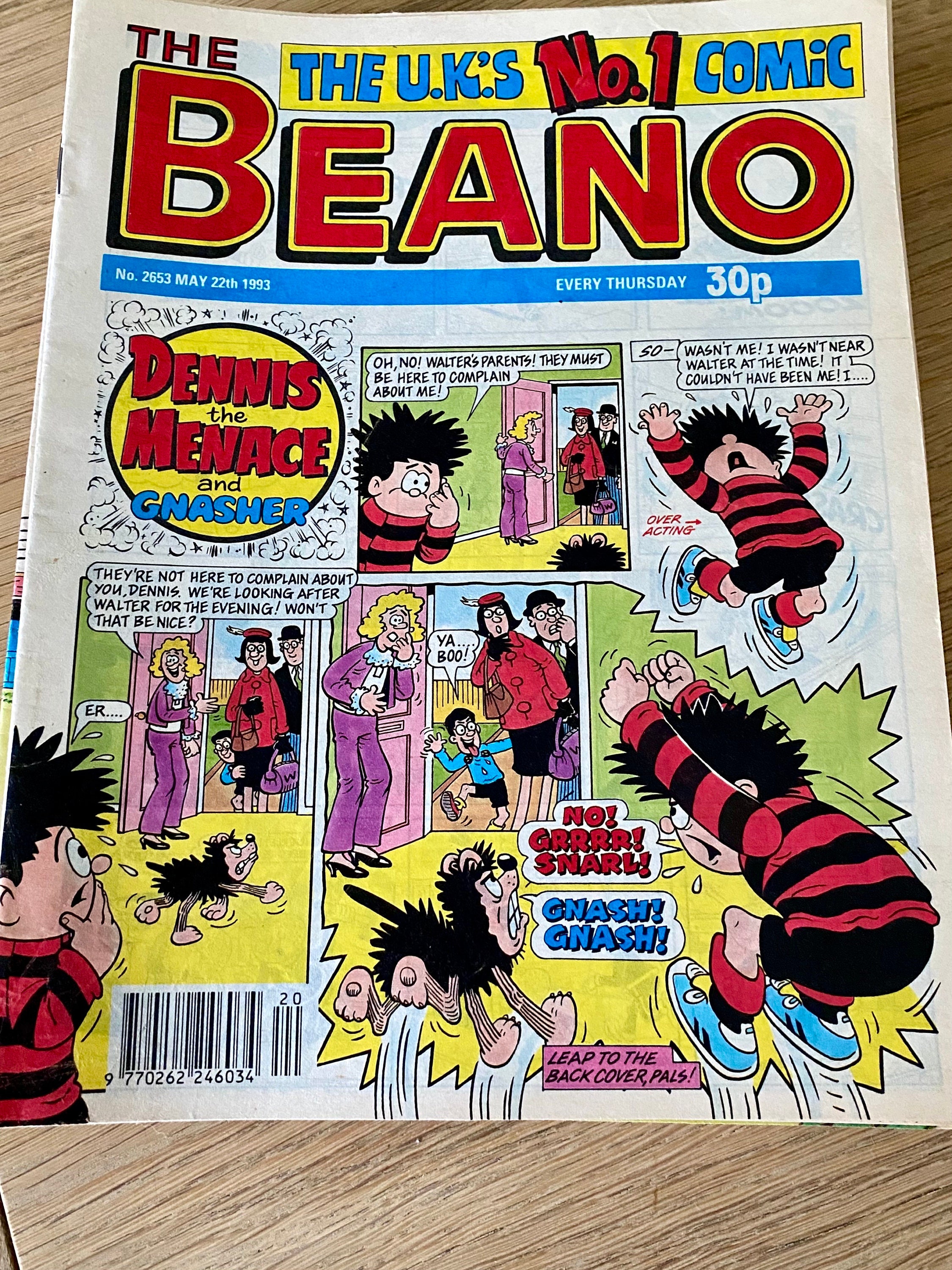 Beano Comic 1993 Issues - Each Issue Sold Separately - Vintage Comics ...
