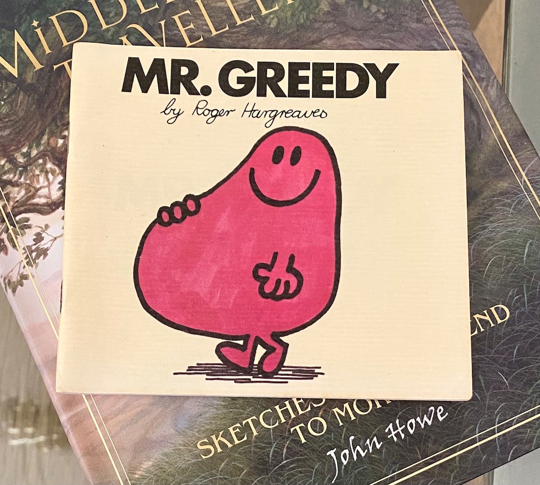 Rare Early Copy of Mr Greedy, the Mr Men Series Books 1971 / Retro ...
