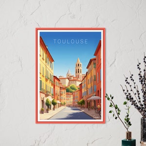 Poster TOULOUSE I Haute-Garonne I Occitanie