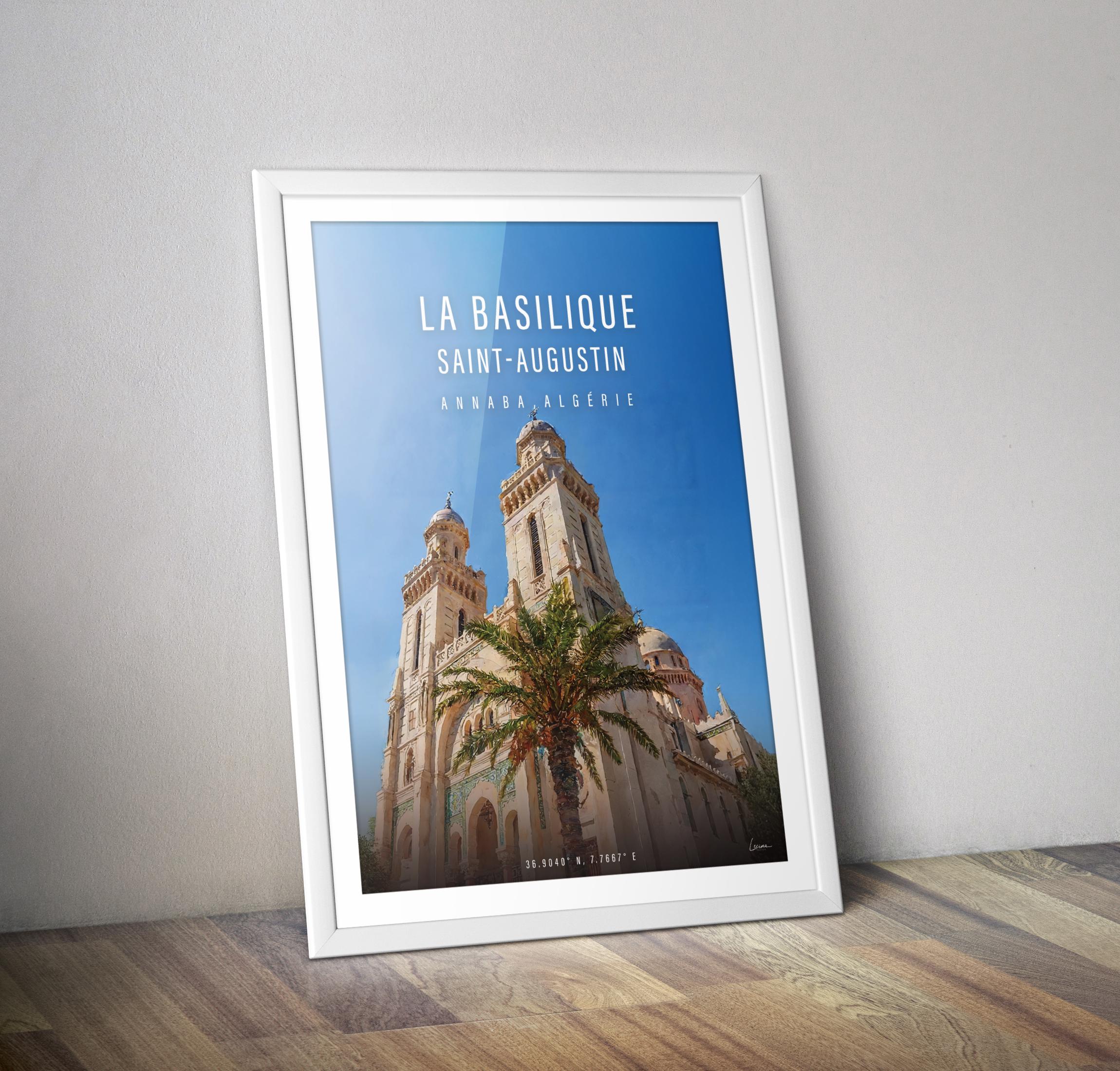 Poster of the Basilica of Saint Augustine, Annaba, Algeria