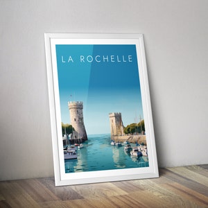 Poster LA ROCHELLE I Charente-Maritime I Alter Hafen