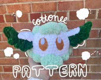 PATTERN Fluffy Cotton Anime Plush Crochet Amigurumi Game Stuffed Animal