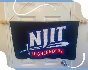 PATTERN NJIT Tapestry Crochet for Wall Hanging Blanket Pillow Bag