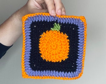 Pattern for Pumpkin Granny Square