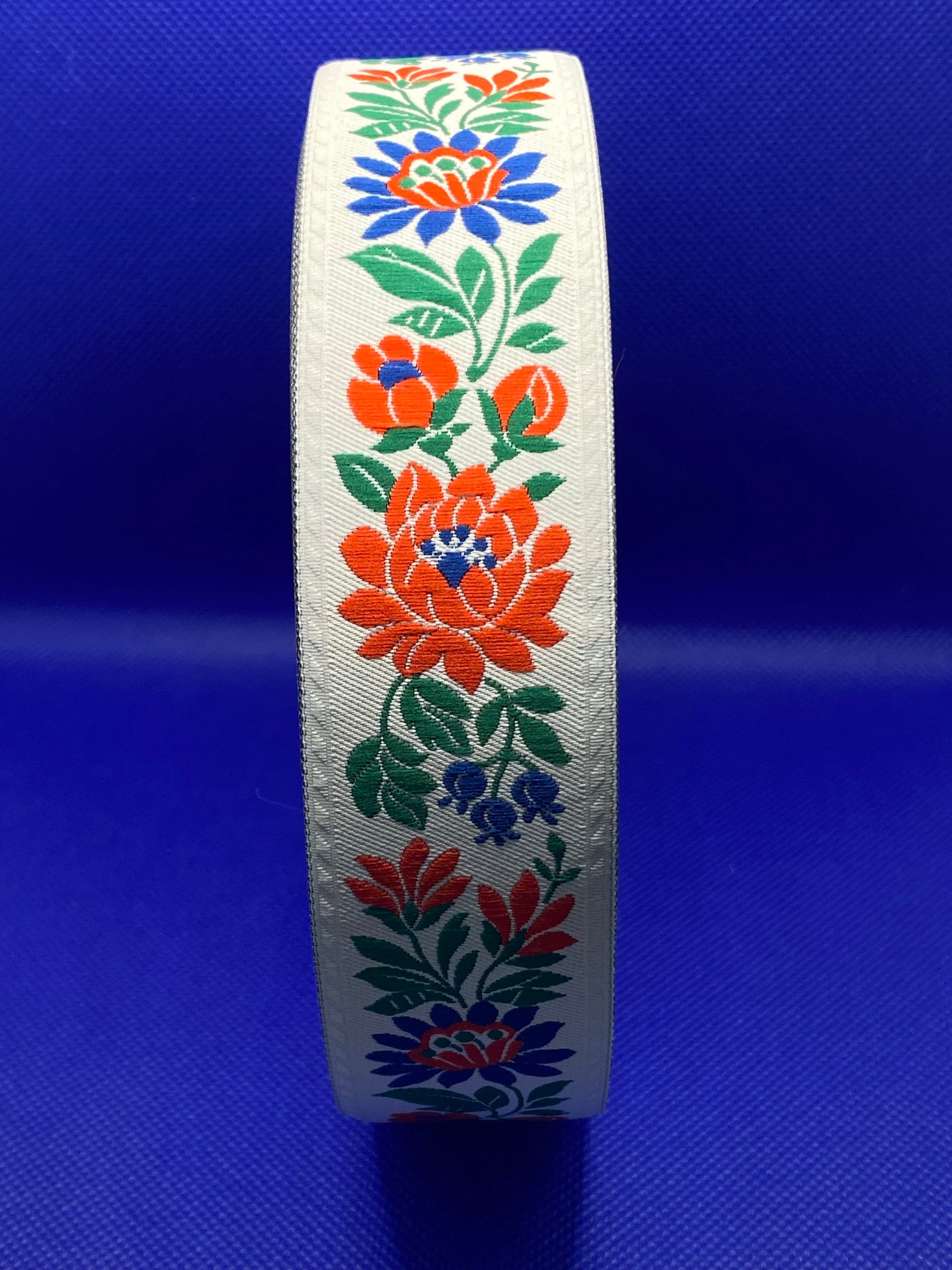 6 Colors - Traditional Czech - Slovak Folk Ribbon 35mm Wide, With ...
