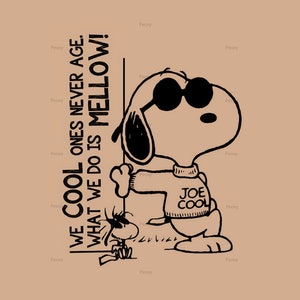 Joe Cool Snoopy Shirt - Etsy