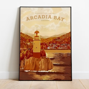 Life is Strange Art Print | Arcadia Bay Poster | Chloe Max Silhouette