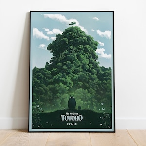 My Neighbor Totoro Poster - My Neighbor Totoro Print - Anime Wall Art - Gift for Anime Fans - Digital Prints