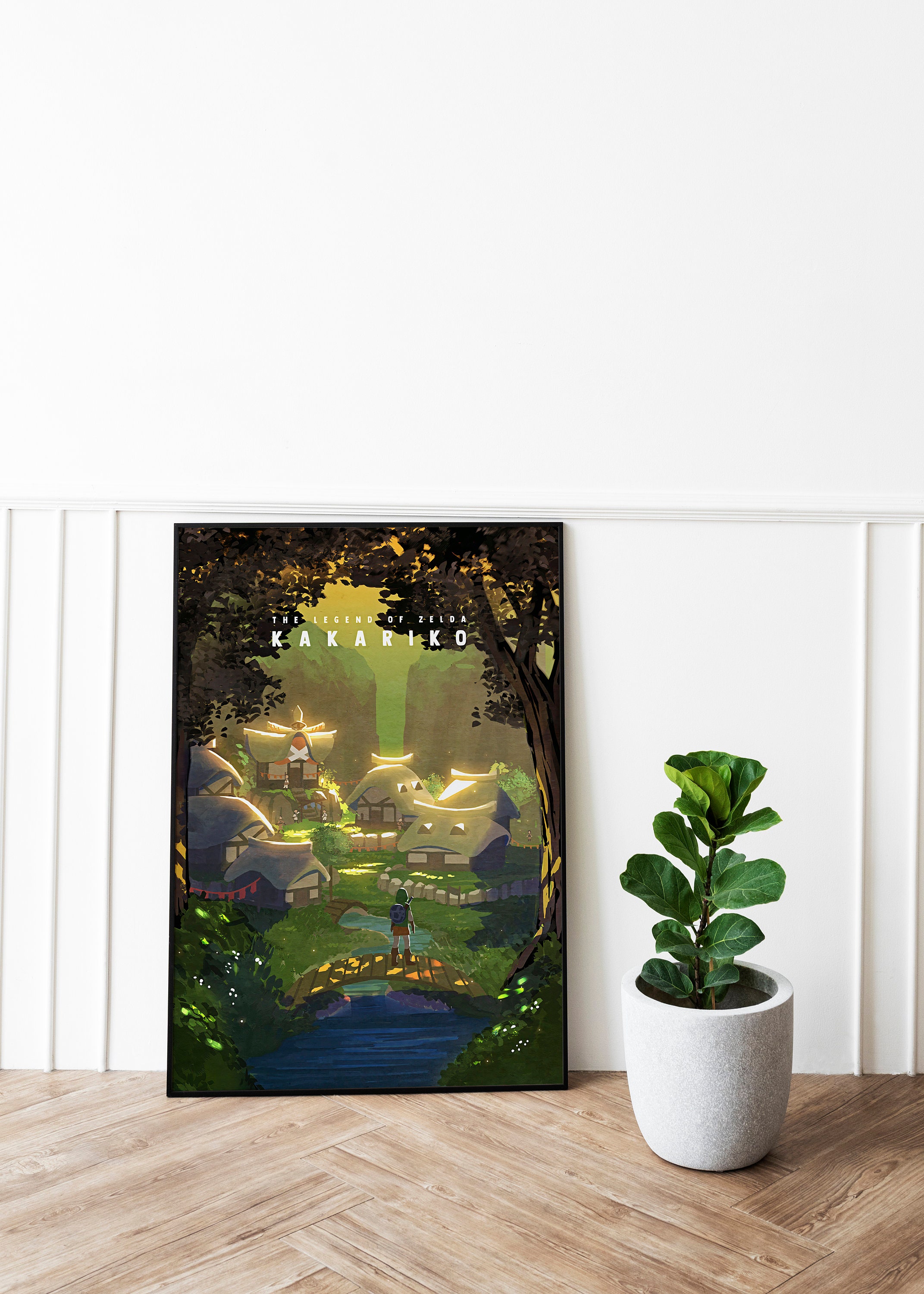 Discover The Legend Of Zelda Kakariko Travel Poster