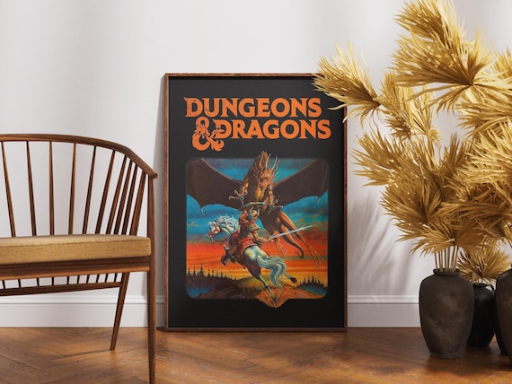 Dungeons and Dragons Poster - Fantasy Art Print (Digital Available)