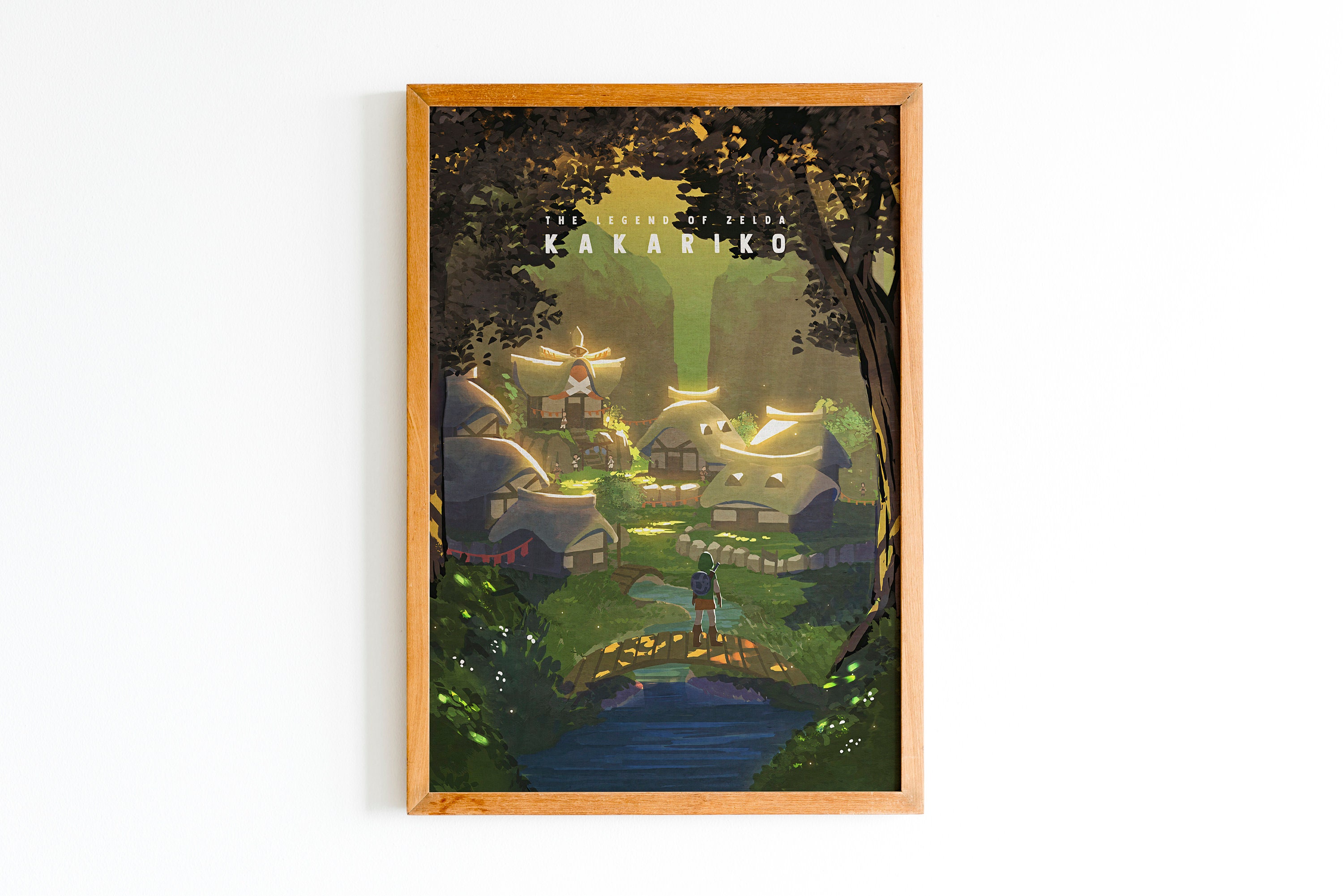 Discover The Legend Of Zelda Kakariko Travel Poster