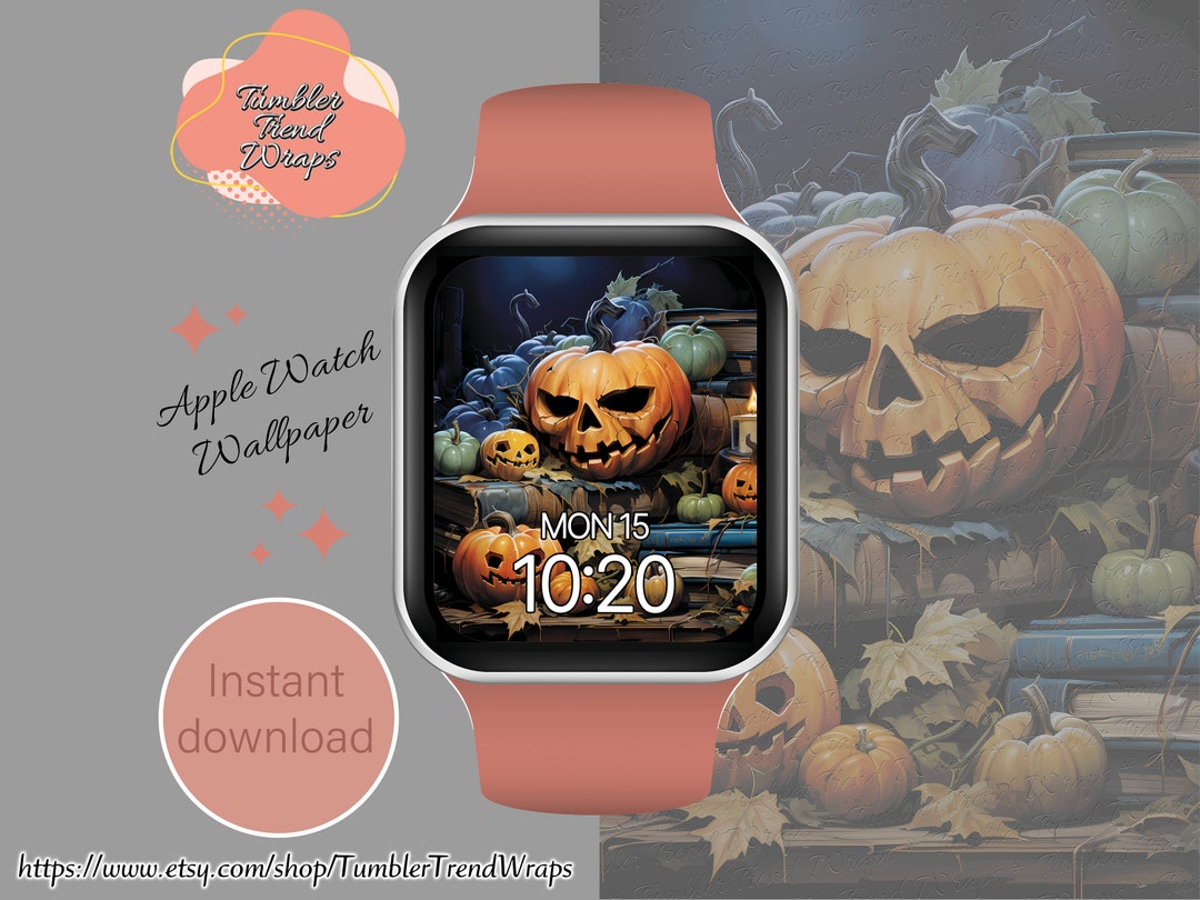 Apple Watch Wallpaper Fall Smartwatch Background Autumn Etsy