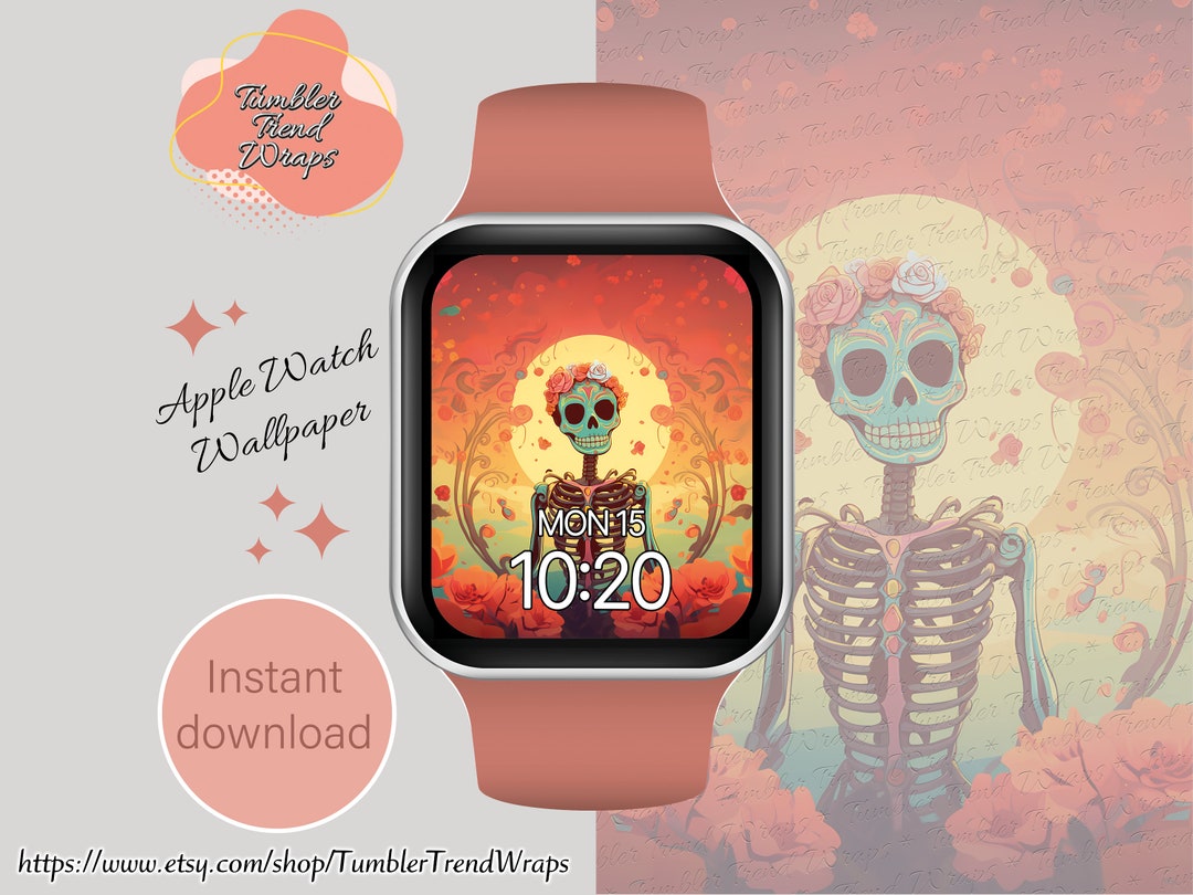 Apple Watch Wallpaper Fall Smartwatch Background Autumn Etsy