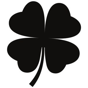 Shamrock SVG • Fichier de coupe Clip Art Silhouette • Tshirt laser CNC • Téléchargement numérique instantané • Fichier de coupe Cricut Silhouette Studio
