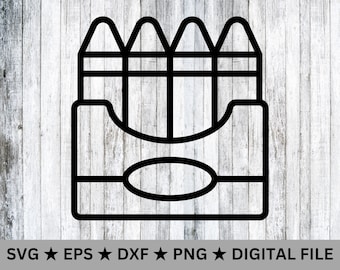 Pastelli SVG • Clip Art Cut File Silhouette dxf eps png • Download digitale istantaneo • Cricut Cut File Silhouette Studio