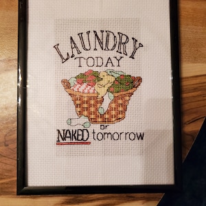 Laundry today or naked tomorrow
