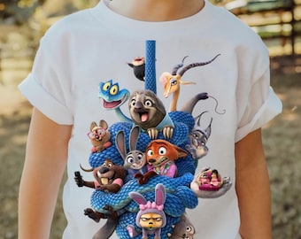 Disney Zootopia 2 Shirt, Zootopia Characters Kids Shirt, Zootopia Youth Shirt, Gary De'Snake Shirt, Zootopia Family Tee, Zootropolis 2 Shirt
