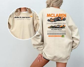 McLaren Sweatshirt F1 Racing Hoodie Valentine Day Gift Formula 1 Fan Unisex Crewneck