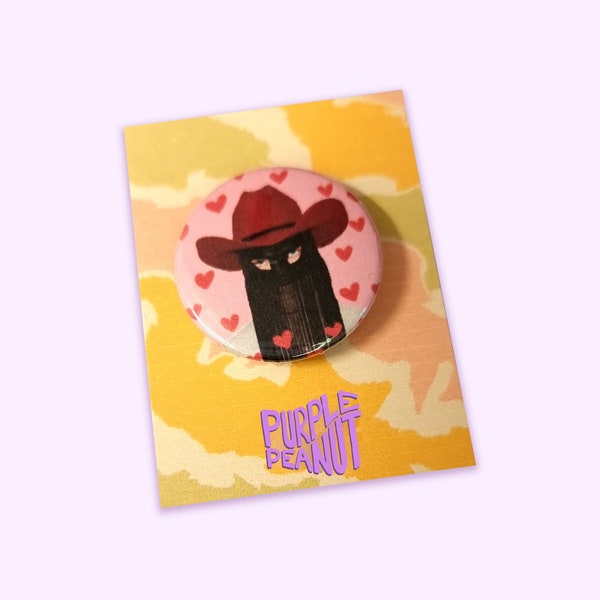 Orville Peck Heart 1 inch Button badge (25mm)